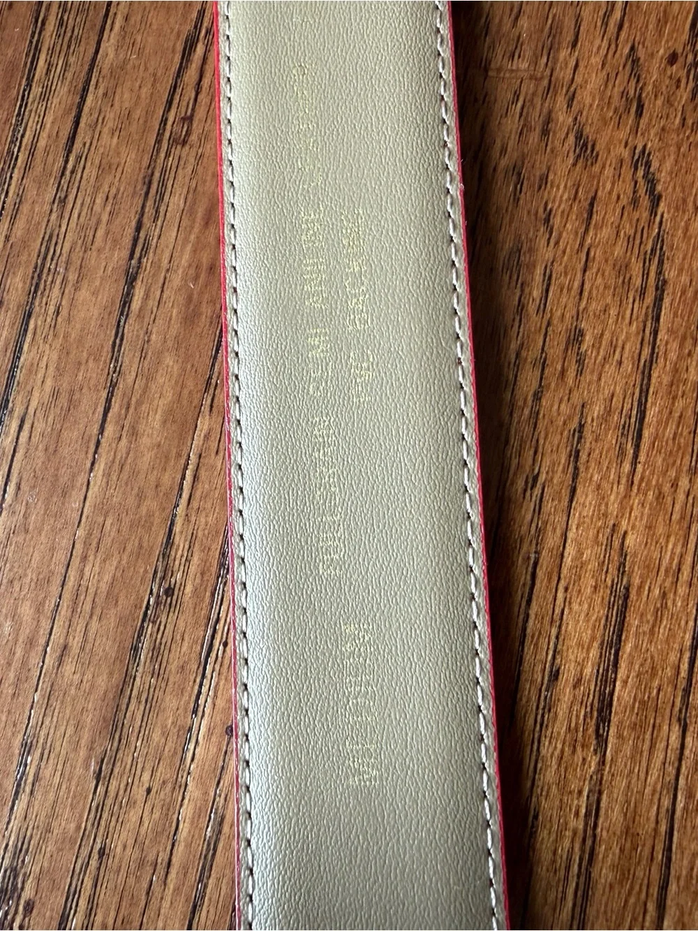 Vintage Liz Claiborne Red Leather Belt Oversized Gold Statement Buckle Medium